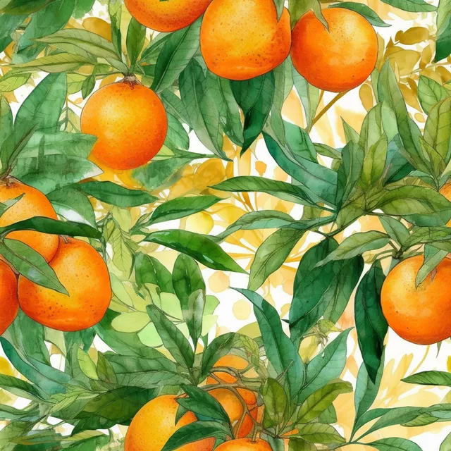 Tischset Fresh Orange Print