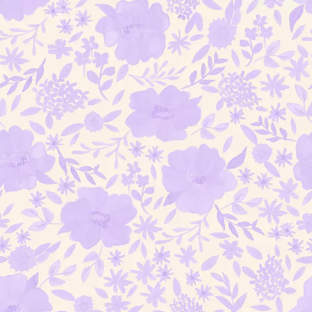 Tischset Retroflower Flieder