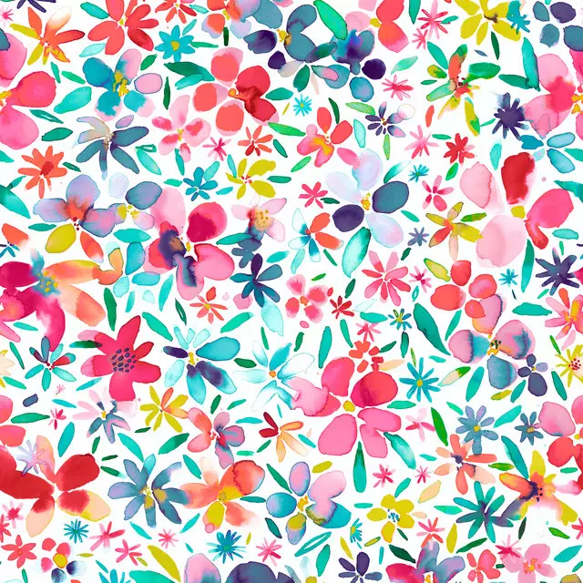 Tischläufer Colorful Flowers and Petals