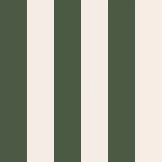 Kissen Mossgrüne Streifen
