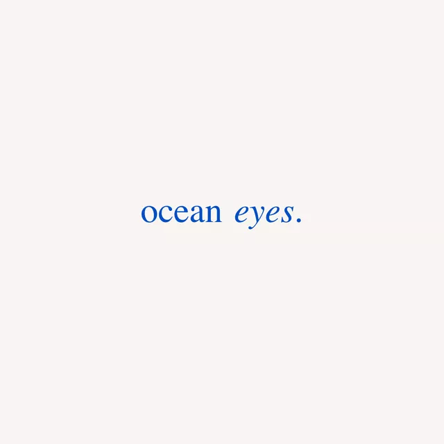 Kissen Ocean Eyes Blau