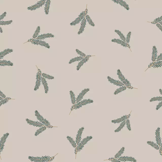 Tischläufer Fir Branches cream