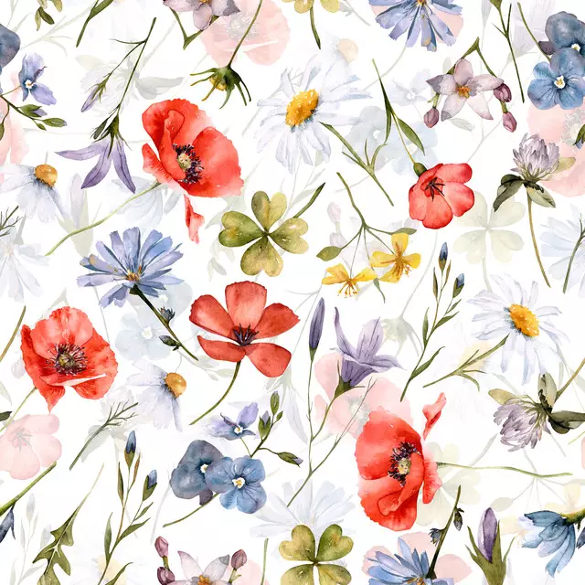 Tischset Sommer Blumen Wiese