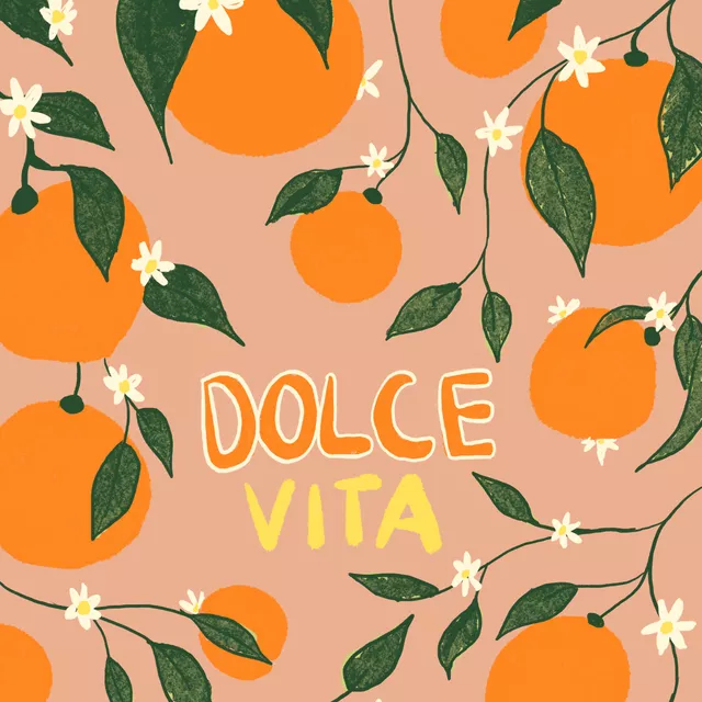 Tischset Dolce Vita & Orangen