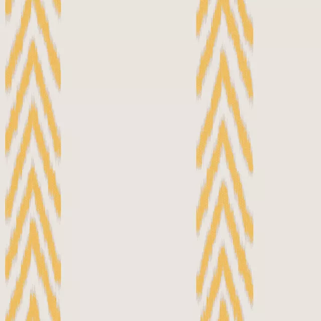 Sitzkissen Stripes Ikat Yellow