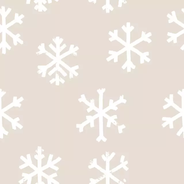 Tischläufer Snowflakes Pattern