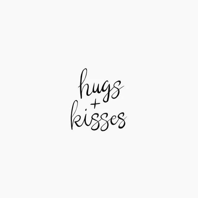 Kissen Hugs and Kisses