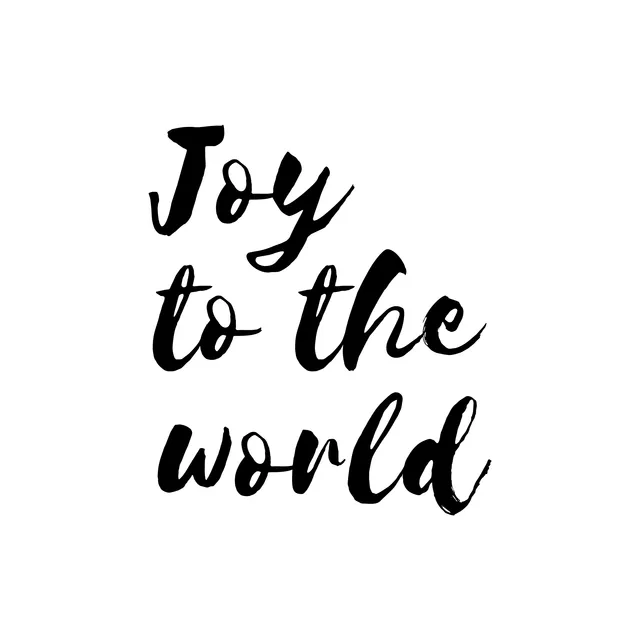 Tischset Joy to the world