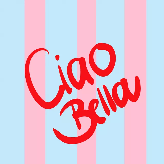 Servietten Ciao Bella Streifen