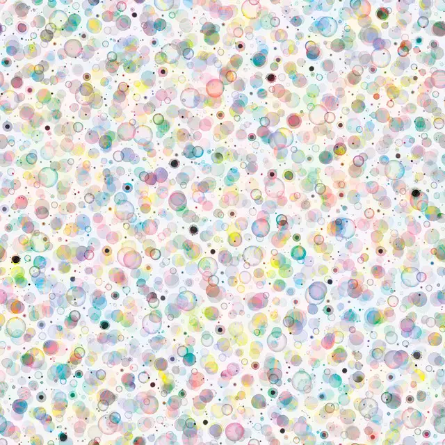 Tischset Cosmic Bubbles Multicolored