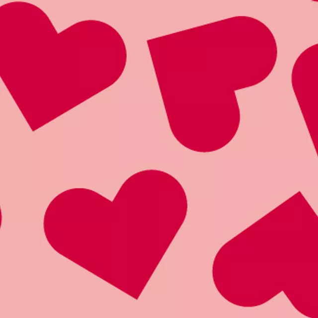 Kissen Pinke Herzen Muster