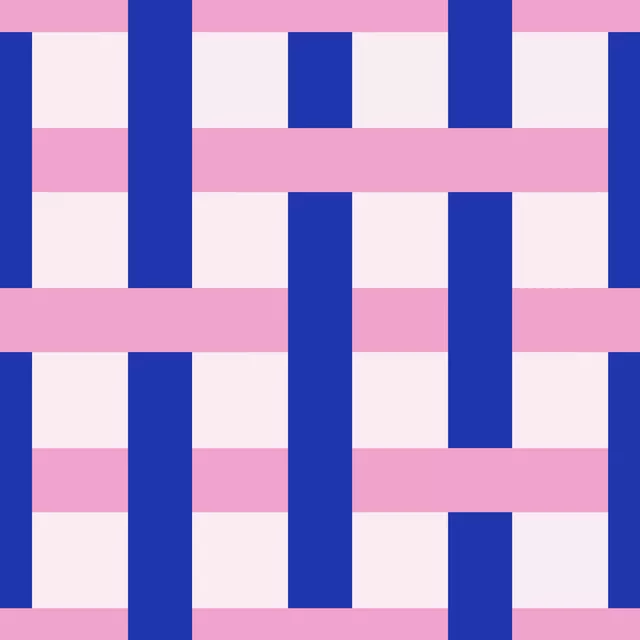 Servietten Streifen Webmuster | rosa blau