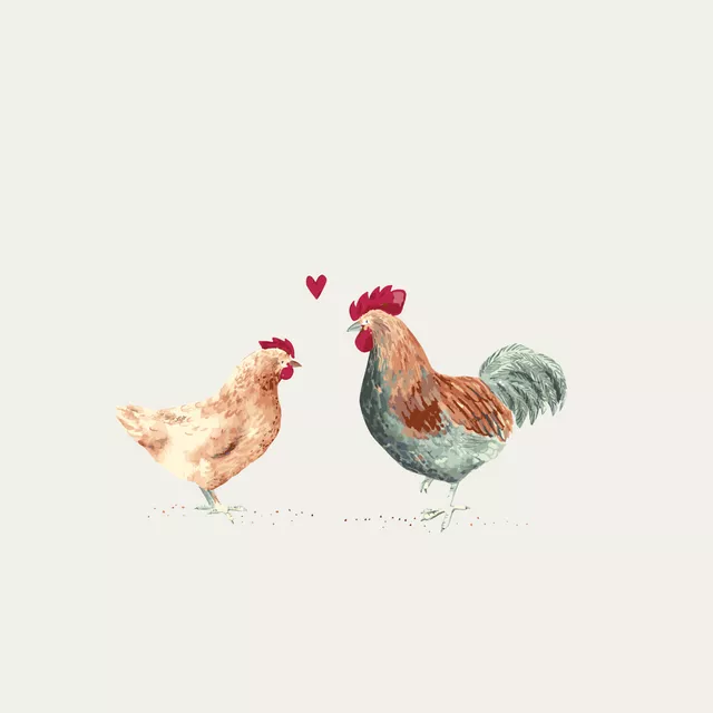 Kissen Chicken Love