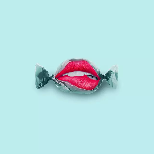 Kissen Candy Lips