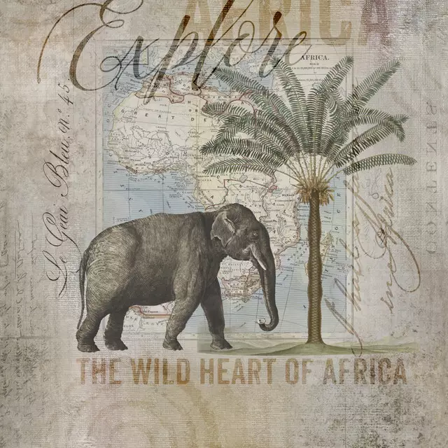 Kissen Das wilde Herz von Afrika