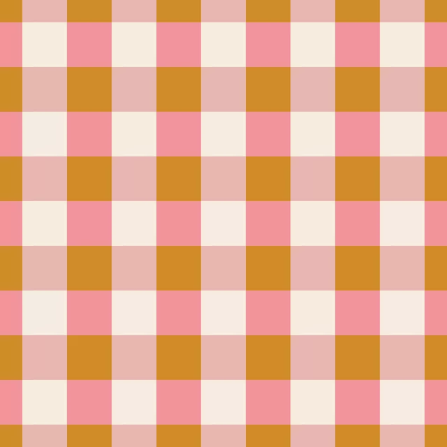 Tischdecke Picknick Plaid yellow pink