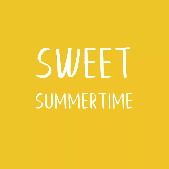 Kissen Sweet Summertime - Gelb