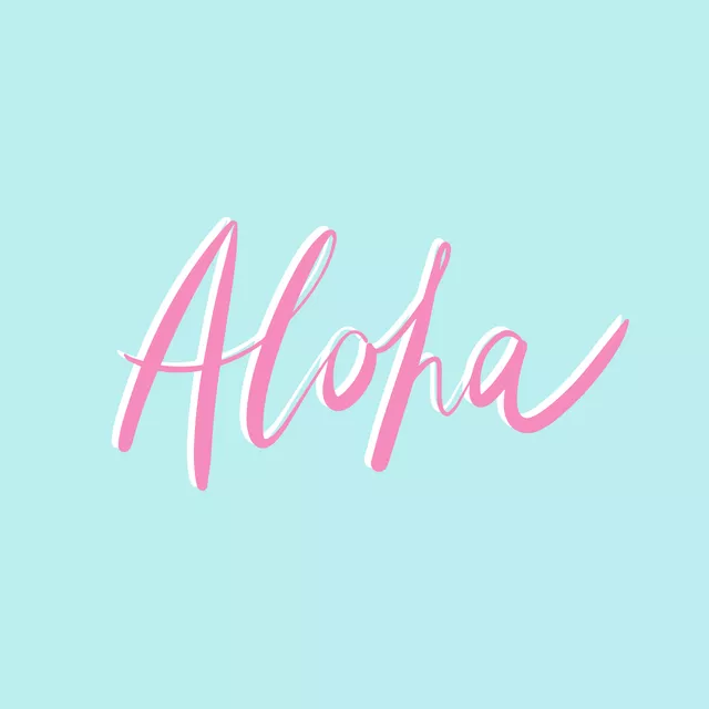 Sitzkissen Aloha