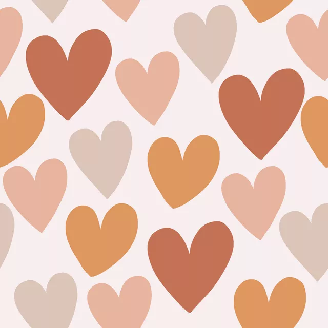 Kissen Terracotta Hearts