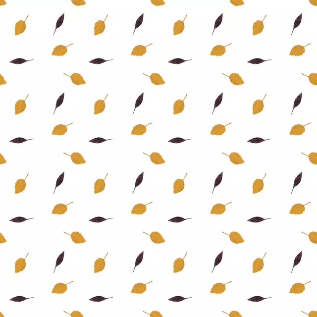 Kissen Muster Herbstblätter