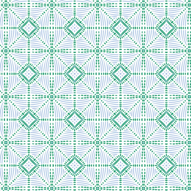 Tischset Summer tile - green