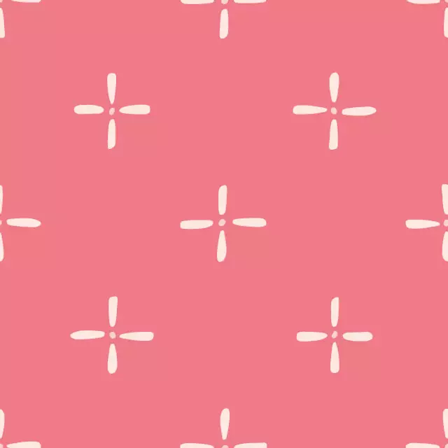 Sitzkissen Flower Geo pink rosa