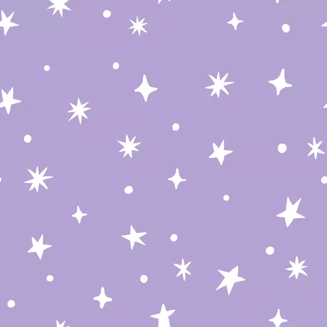 Kissen Kleine Sterne lila