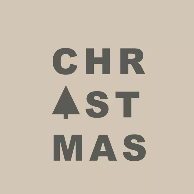Tischset Christmas Grau Beige