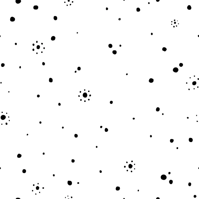 Bodenkissen Sun Dots | schwarz weiss
