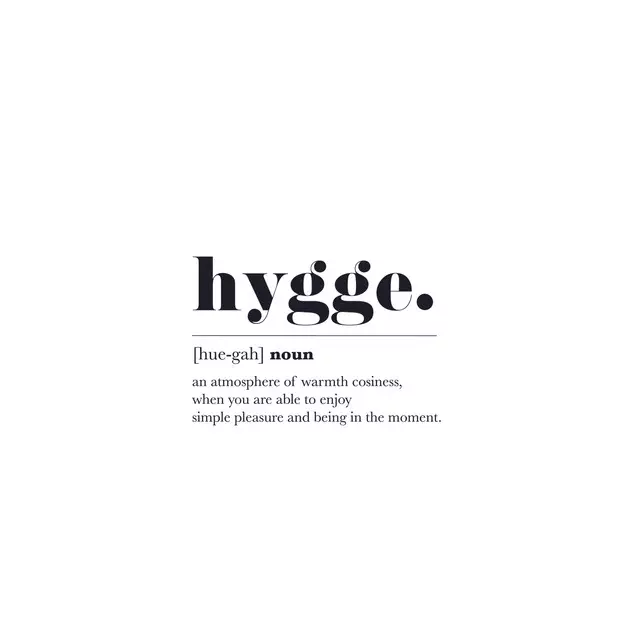 Textilposter Hygge