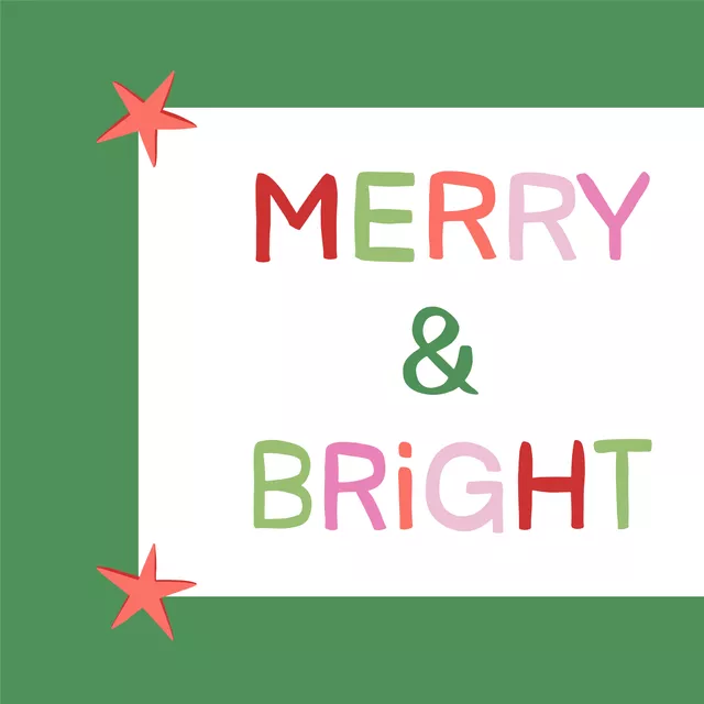 Tischset Merry and Bright