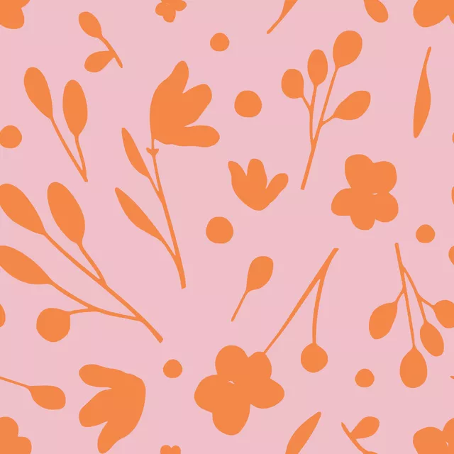 Flächenvorhang Pink Flowers
