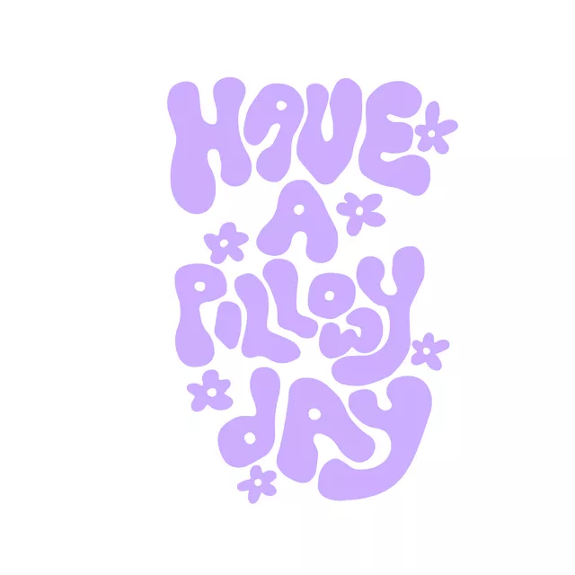 Kissen Have A Pillowy Day Lavendel