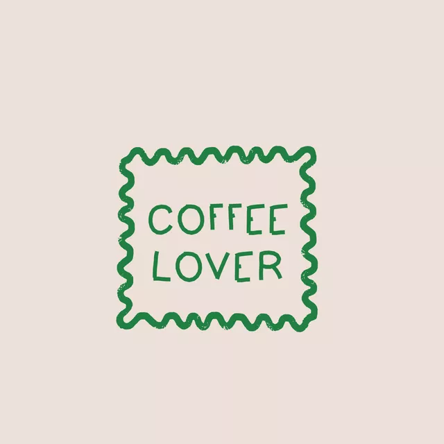Kissen Coffee Lover Wellen