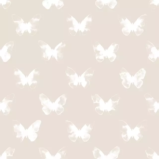 Kissen Schmetterling 3 Beige Sand