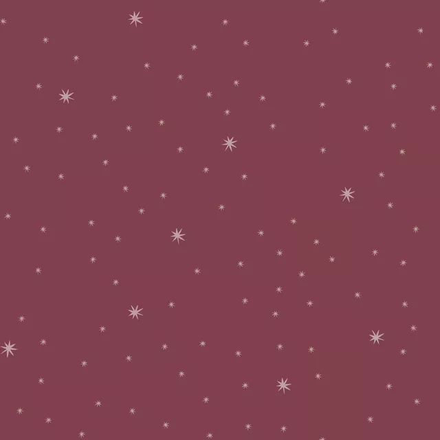 Bodenkissen Kleine Sterne Muster rot