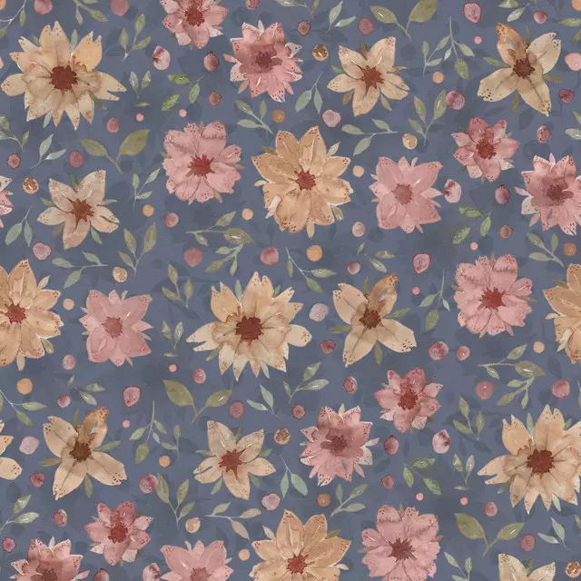 Kissen Rustic watercolour florals