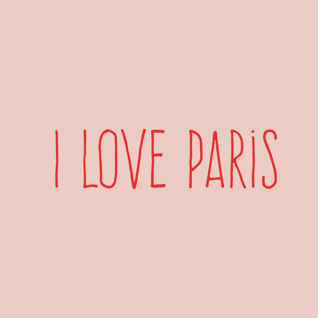 Kissen I love Paris