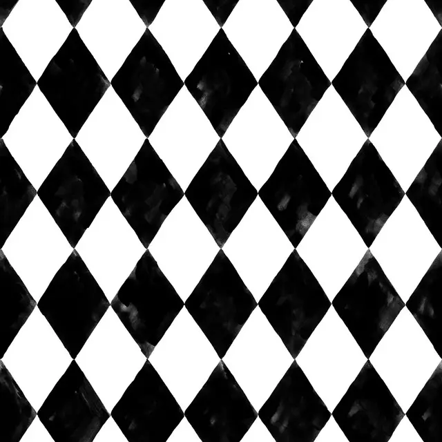 Bankauflage Harlekin 1