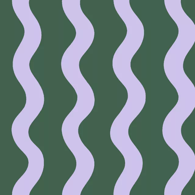 Tischset Wellen Grün Flieder