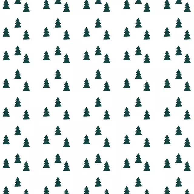 Tischläufer Christmas Trees Darkgreen