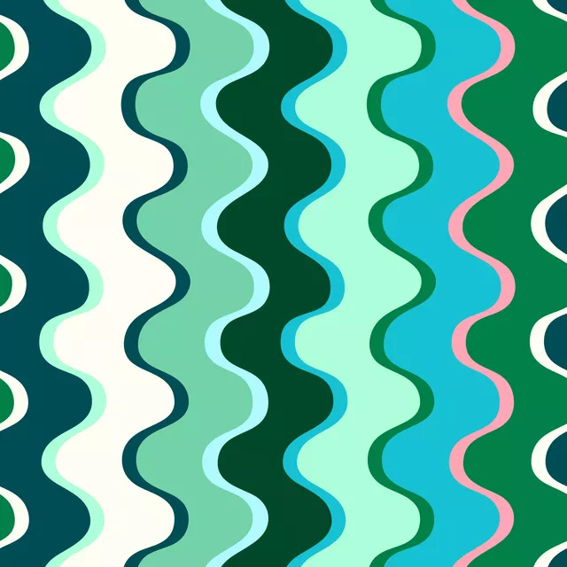Flächenvorhang Farbfreude Wellen 1