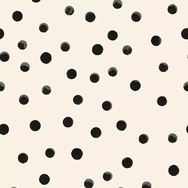 Sitzkissen Black Dotty Blanko