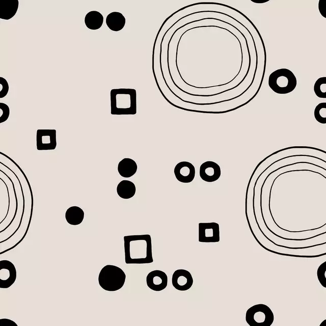 Bankauflage Lines and Circles