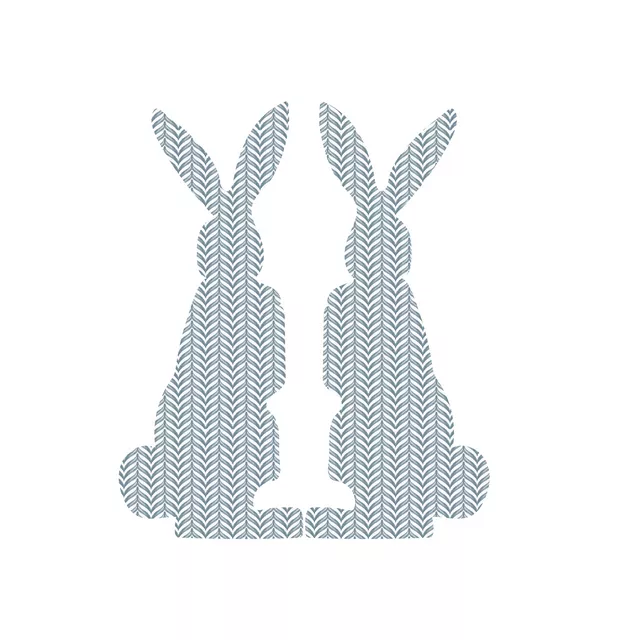 Kissen Pattern Rabbit