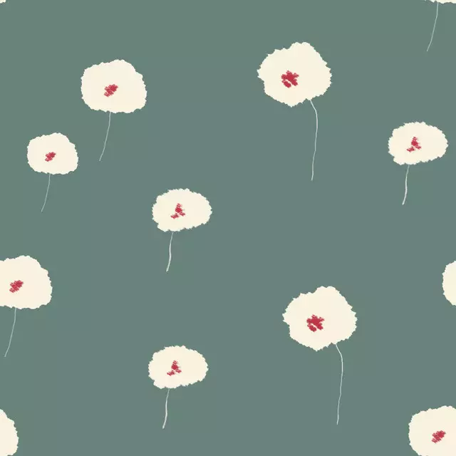 Bankauflage Blumen 03