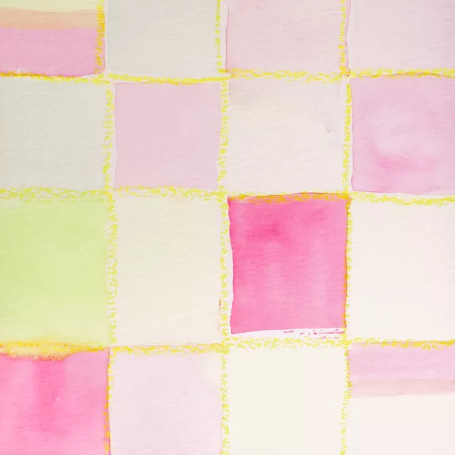 Tischset Bubblegum Pink abstract