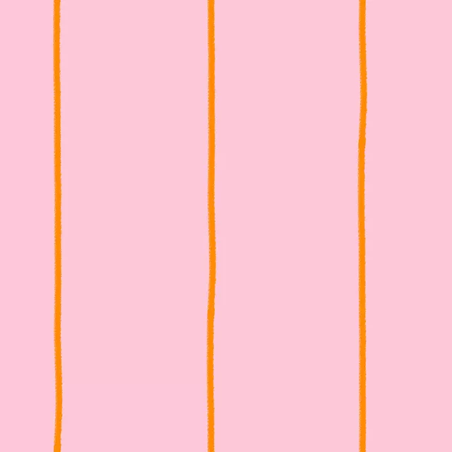 Tischset Streifen Pink Orange