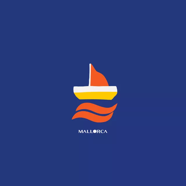 Kissen Mallorca Segelboot No1