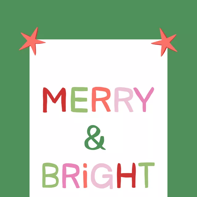Geschirrtuch Merry and Bright